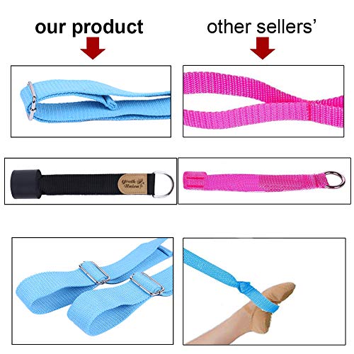 YouthUnion Cintura Pierna Fitness Correa Entrenamiento Estiramiento,Durable Cotton Exercise Straps, Ejercicio,Ideal para Ballet,Baile de Baile,Gimnasio,Pilates (Azul) YouthUnion Cintura Pierna Fitness Correa Entrenamiento Estiramiento,Durable Cotton Exercise Straps, Ejercicio,Ideal para Ballet,Baile de Baile,Gimnasio,Pilates (Azul)