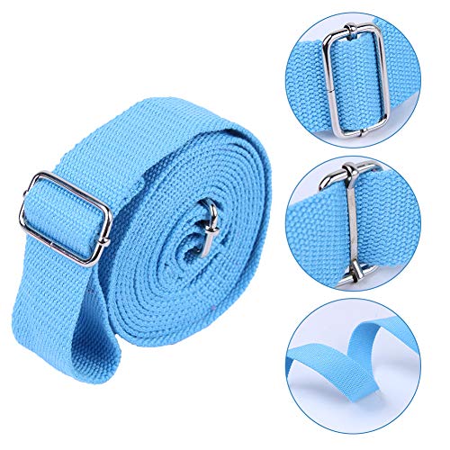 YouthUnion Cintura Pierna Fitness Correa Entrenamiento Estiramiento,Durable Cotton Exercise Straps, Ejercicio,Ideal para Ballet,Baile de Baile,Gimnasio,Pilates (Azul)