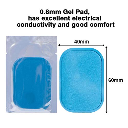 YOUYIKE® 50 Piezas EMS Gel Hojas, ABS Estimulador Muscular Repuesto De Repuesto Accesorios,Cinturón Tonificador De Abdominal Músculo De Tóner De Repuesto De Almohadillas De Repuesto YOUYIKE® 50 Piezas EMS Gel Hojas, ABS Estimulador Muscular Repuesto De Repuesto Accesorios,Cinturón Tonificador De Abdominal Músculo De Tóner De Repuesto De Almohadillas De Repuesto