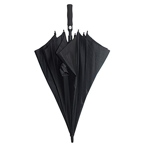 YOUYOUCOLORFUL Paraguas personalizado – Diseño Logo 100 piezas de paraguas de golf grande 157,5 cm resistente al viento – Apertura automática – Portátil – para hombres y mujeres