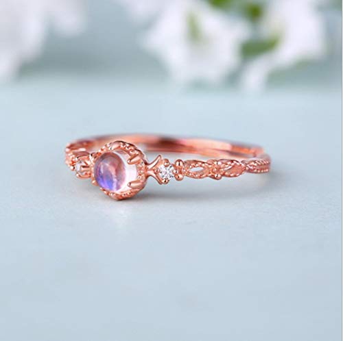 YOYOYAYA Anillo S925 Silver Pink Regulable Joyería Femenina Chica Fecha YOYOYAYA Anillo S925 Silver Pink Regulable Joyería Femenina Chica Fecha