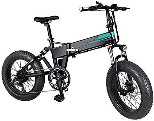 YPLDM Bicicletas eléctricas Plegables Adultas Confort Bicycles Hybrid Hybrid Recumbent/Road Bikes20 Pulgadas, 11.6Ah Batería de Litio, aleación de Aluminio,Negro