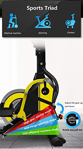 YQ&TL Bicicleta Elíptica para casa Multifuncional de Fitness Elíptica Máquina elíptica Equipo de Gimnasio en casa Espacio silencioso Caminar Sala de máquinas escalonamiento montañismo pequeña elipse YQ&TL Bicicleta Elíptica para casa Multifuncional de Fitness Elíptica Máquina elíptica Equipo de Gimnasio en casa Espacio silencioso Caminar Sala de máquinas escalonamiento montañismo pequeña elipse