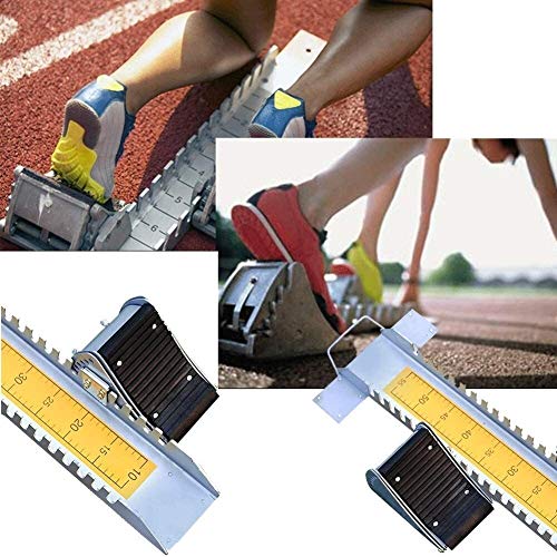 YRBbeizi Taco de Salida, Utilizado for la Pista de plástico, Pista de aleación de Aluminio Ajustable y Equipos de Deportes de Campo, Entrenamiento de Velocidad Dispositivo Que Ejecuta la Competencia YRBbeizi Taco de Salida, Utilizado for la Pista de plástico, Pista de aleación de Aluminio Ajustable y Equipos de Deportes de Campo, Entrenamiento de Velocidad Dispositivo Que Ejecuta la Competencia