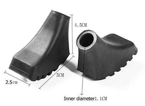 Yrlehoo 8X Conteras para bastón de Marcha nórdica Almohadillas Amortiguadoras de Goma Puntas para Bastones de Senderismo Tacos para Bastones de Marcha nórdica Almohadillas Yrlehoo 8X Conteras para bastón de Marcha nórdica Almohadillas Amortiguadoras de Goma Puntas para Bastones de Senderismo Tacos para Bastones de Marcha nórdica Almohadillas