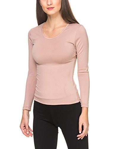 Ysabel Mora Women's Women's Longsleeved T-Shirt In Beige In Size S Beige