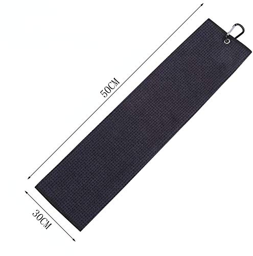 ysister Toalla de Golf de 2 Piezas, Toalla de Microfibra para Deportes, Lazo para Colgar, paño de Toalla de Golf, para Deportes de Fitness, al Aire Libre, Yoga, Golf, Bicicleta para Correr ysister Toalla de Golf de 2 Piezas, Toalla de Microfibra para Deportes, Lazo para Colgar, paño de Toalla de Golf, para Deportes de Fitness, al Aire Libre, Yoga, Golf, Bicicleta para Correr
