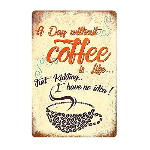 yuandp Coffee Retro Metal Tin Sign Cake Dessert Burger Plaque Poster Bar Pub Bakery Wall Cafe Home Decor Board Sticker 20x30cm 21