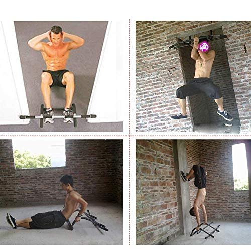 Yuany Barras de dominadas Barra de dominadas Barra Horizontal Multifuncional Marco de la Puerta de la Pared Interior Posiciones del Entrenador físico: Pull-Up Supone Prone Inverted-Black Yuany Barras de dominadas Barra de dominadas Barra Horizontal Multifuncional Marco de la Puerta de la Pared Interior Posiciones del Entrenador físico: Pull-Up Supone Prone Inverted-Black