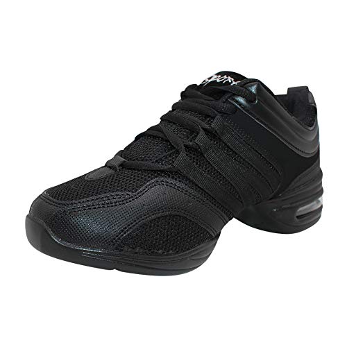 Yudesun Zapatos Aire Libre Deportes Danza Mujer - Mujeres Lona Cordones Suela de Goma Zapatillas Moda Practicidad Running Sneaker Jazz Contemporáneo Baile Informal (Los Zapatos Son más pequeños)