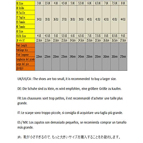 Yudesun Zapatos Aire Libre Deportes Danza Mujer - Mujeres Lona Cordones Suela de Goma Zapatillas Moda Practicidad Running Sneaker Jazz Contemporáneo Baile Informal (Los Zapatos Son más pequeños) Yudesun Zapatos Aire Libre Deportes Danza Mujer - Mujeres Lona Cordones Suela de Goma Zapatillas Moda Practicidad Running Sneaker Jazz Contemporáneo Baile Informal (Los Zapatos Son más pequeños)