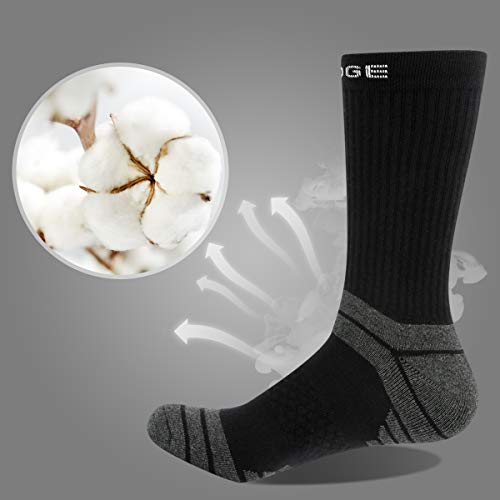 YUEDGE 5 Pares Hombres Senderismo Calcetines para Trekking Transpirable Anti-ampollas, Alto Rendimiento (XL) YUEDGE 5 Pares Hombres Senderismo Calcetines para Trekking Transpirable Anti-ampollas, Alto Rendimiento (XL)