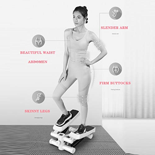 YUESFZ Máquinas de Step Elípticas Step Aparato Gimnasia Hogar Silencioso Multifuncional Pequeña Máquina para Subir Escaleras In Situ Equipo De Fitness con Pedal De Altura Ajustable. YUESFZ Máquinas de Step Elípticas Step Aparato Gimnasia Hogar Silencioso Multifuncional Pequeña Máquina para Subir Escaleras In Situ Equipo De Fitness con Pedal De Altura Ajustable.