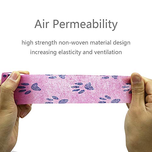 YUMAI Vendaje Elástico adherente Wrap Cinta 5cm, Self Adhering Stick de compresión para Vendaje una Herida Tobillo Apoyo o Médico Supplies (Paquete de 12, Negro) YUMAI Vendaje Elástico adherente Wrap Cinta 5cm, Self Adhering Stick de compresión para Vendaje una Herida Tobillo Apoyo o Médico Supplies (Paquete de 12, Negro)