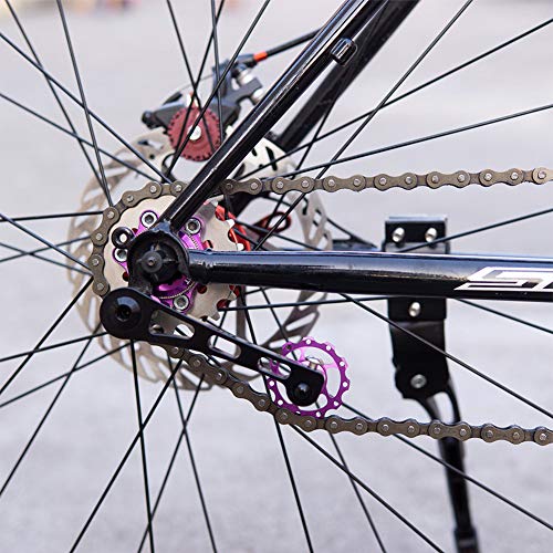 YUOKI99 Rueda de bicicleta de una sola velocidad ultraligera accesorios de equitación de engranaje fijo profesional piñón de bicicleta de 16 a 23 T Styling (16T)