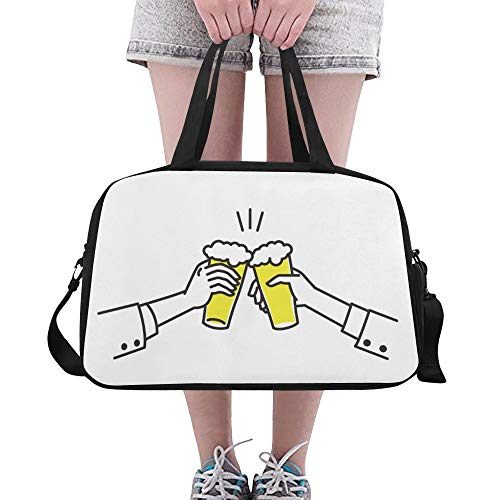 Yushg Cerveza Bebida Acorde Acuerdo Saludos Grandes Totes Gimnasio Bolsos Viaje Bolsas Viaje con Correa para el Hombro Bolsa Zapatos para Ejercicio Deportes Equipaje para niñas Hombres Mujeres Yushg Cerveza Bebida Acorde Acuerdo Saludos Grandes Totes Gimnasio Bolsos Viaje Bolsas Viaje con Correa para el Hombro Bolsa Zapatos para Ejercicio Deportes Equipaje para niñas Hombres Mujeres
