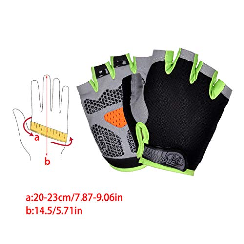 YUYAN Guantes de ciclismo MTB Road Riding Guantes antideslizantes Camping Senderismo Gimnasio Fitness Deportes Bicicleta Guante Medio Dedo Hombres YUYAN Guantes de ciclismo MTB Road Riding Guantes antideslizantes Camping Senderismo Gimnasio Fitness Deportes Bicicleta Guante Medio Dedo Hombres