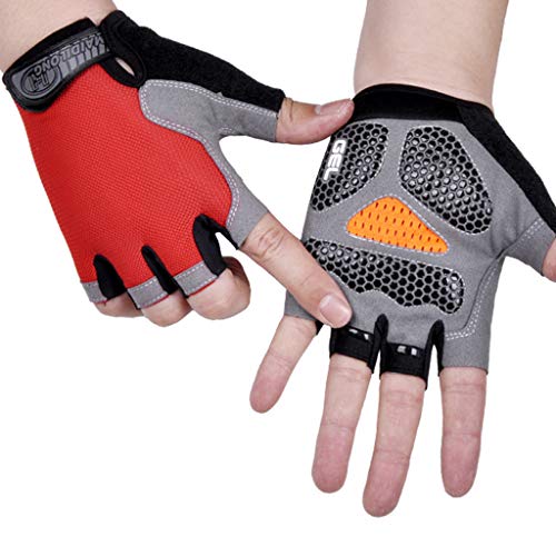 YUYAN Guantes de ciclismo MTB Road Riding Guantes antideslizantes Camping Senderismo Gimnasio Fitness Deportes Bicicleta Guante Medio Dedo Hombres YUYAN Guantes de ciclismo MTB Road Riding Guantes antideslizantes Camping Senderismo Gimnasio Fitness Deportes Bicicleta Guante Medio Dedo Hombres