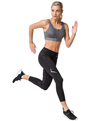 Yvette Sujetador Deportivo de sujeción Fuerte para Mujer, Cierre Frontal sin Aros, Espalda de Corredor sin Relleno para Fitness, Yoga, Jogging Yvette Sujetador Deportivo de sujeción Fuerte para Mujer, Cierre Frontal sin Aros, Espalda de Corredor sin Relleno para Fitness, Yoga, Jogging