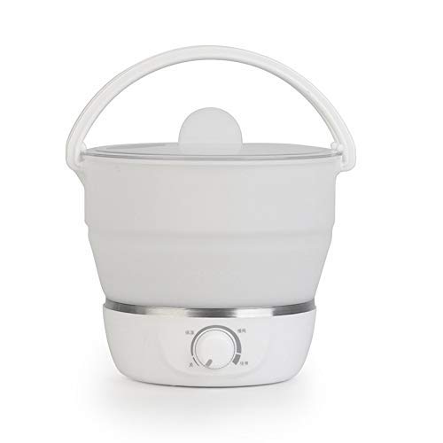 YVX Mini sartén eléctrica Sartén eléctrica Plegable Hervidor de Agua Recipiente de Comida calentado Caja de Almuerzo con calefacción Cocina portátil Té de cocción Caliente (Color: Amarillo Claro YVX Mini sartén eléctrica Sartén eléctrica Plegable Hervidor de Agua Recipiente de Comida calentado Caja de Almuerzo con calefacción Cocina portátil Té de cocción Caliente (Color: Amarillo Claro