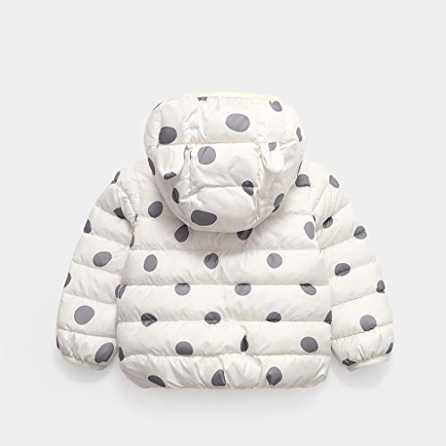 YWLINK Chaqueta con Capucha 2-7 AñOs De Edad, Invierno Ropa De AlgodóN CáLido NiñA Bebé Abrigo De Oso con Estampado De Lunares Chaqueta De Plumas Casual Abrigo con Cremallera Regalo De CumpleañOs YWLINK Chaqueta con Capucha 2-7 AñOs De Edad, Invierno Ropa De AlgodóN CáLido NiñA Bebé Abrigo De Oso con Estampado De Lunares Chaqueta De Plumas Casual Abrigo con Cremallera Regalo De CumpleañOs