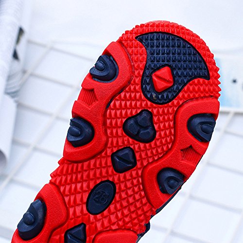 YWLINK Sandalias Deportivas NiñOs Zapatos para NiñOs Punta Cerrada Verano Playa Sandalias Zapatos,Zapatillas Antideslizante Fondo Blando Casuales(Rojo,25EU)