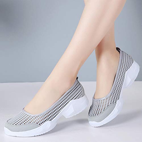YWLINK Zapatos Mujer,Fondo Blando Antideslizante Transpirable Zapatillas De Deporte Ocio Ciclismo Zapatos De Playa Yoga CóModo El Baile Fiesta De Acampada(Gris,38EU) YWLINK Zapatos Mujer,Fondo Blando Antideslizante Transpirable Zapatillas De Deporte Ocio Ciclismo Zapatos De Playa Yoga CóModo El Baile Fiesta De Acampada(Gris,38EU)