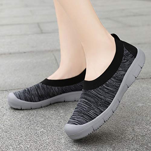 YWLINK Zapatos para Caminar De Mujer Zapatillas De Deporte De Moda Calcetines Flexibles Casuales Zapatos Antideslizante Transpirable TamañO Grande Mocasines Corriendo Yoga Ciclismo(Negro,38EU) YWLINK Zapatos para Caminar De Mujer Zapatillas De Deporte De Moda Calcetines Flexibles Casuales Zapatos Antideslizante Transpirable TamañO Grande Mocasines Corriendo Yoga Ciclismo(Negro,38EU)