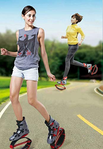 YxnGu Zapatos de Rebote Unisex - Air Kicks, Botas de Correr antigravedad para Adultos, jóvenes y niños - Zapatillas de trampolín para Fitness, Running, Baloncesto.