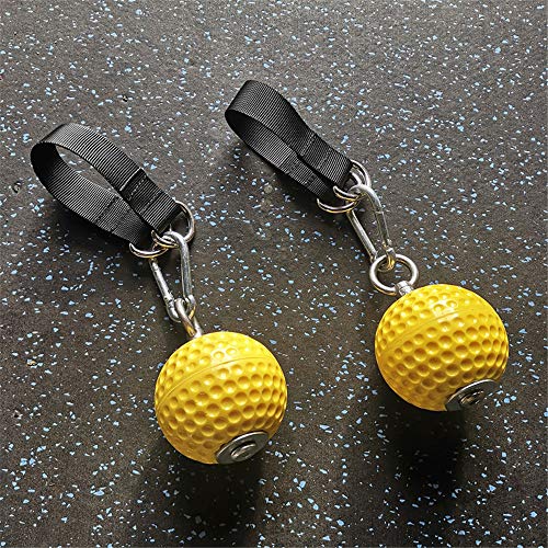 YXQQ STEALBING PUTE UP Power Ball SITION, PUSAS DE Mano NO SLIGY Bolas DE TRIPANTE DE Fuente, Material De PU Elástica Ranuras Esféricas Antideslizantes, para Dedo Antebrazo Gimnasio Bíceps