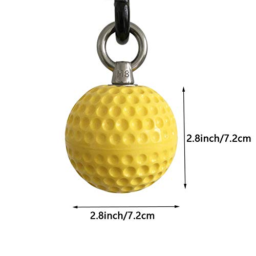 YXQQ STEALBING PUTE UP Power Ball SITION, PUSAS DE Mano NO SLIGY Bolas DE TRIPANTE DE Fuente, Material De PU Elástica Ranuras Esféricas Antideslizantes, para Dedo Antebrazo Gimnasio Bíceps