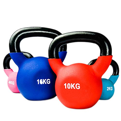 YXST Kettlebell 2kg/4kg/6kg/8kg/10kg/12kg/14kg/18kg/20kg Equipo De Entrenamiento De Gimnasio En Casa Fuerza Fitness Entrenamiento con Pesas Pilates,10KG