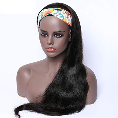 YYDE Peluca, Bufanda de satén para Colocar con Borde para Pelucas Frontales de Encaje, Envoltura Antideslizante para el Cabello, Peluca con Diadema, Peluca Larga Recta con Turbante para Mujeres,10 in YYDE Peluca, Bufanda de satén para Colocar con Borde para Pelucas Frontales de Encaje, Envoltura Antideslizante para el Cabello, Peluca con Diadema, Peluca Larga Recta con Turbante para Mujeres,10 in
