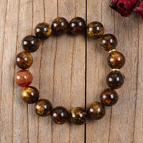 YYF la Seda de Oro y Mujeres Rosario Pulsera de Sauce mar par Brazalete (tamaño : 18mm) YYF la Seda de Oro y Mujeres Rosario Pulsera de Sauce mar par Brazalete (tamaño : 18mm)