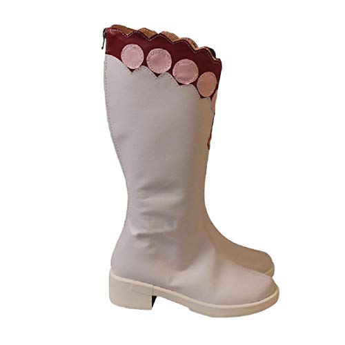 YYFZ Anime Cosplay Calza Los Zapatos De La Mascarada Partido del Carnaval Botas Blanco De Las Señoras Botas Versión Personalizada,Women's size-39 YYFZ Anime Cosplay Calza Los Zapatos De La Mascarada Partido del Carnaval Botas Blanco De Las Señoras Botas Versión Personalizada,Women's size-39