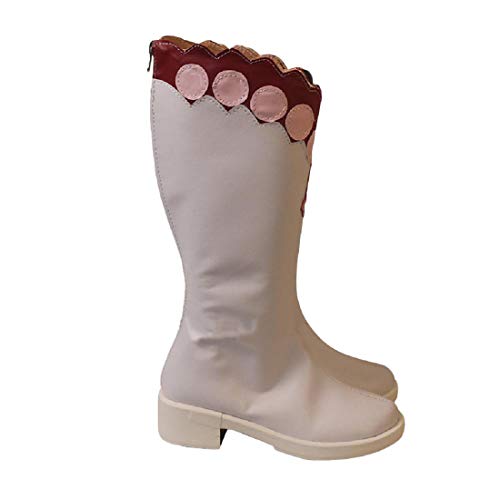 YYFZ Anime Cosplay Calza Los Zapatos De La Mascarada Partido del Carnaval Botas Blanco De Las Señoras Botas Versión Personalizada,Women's size-39