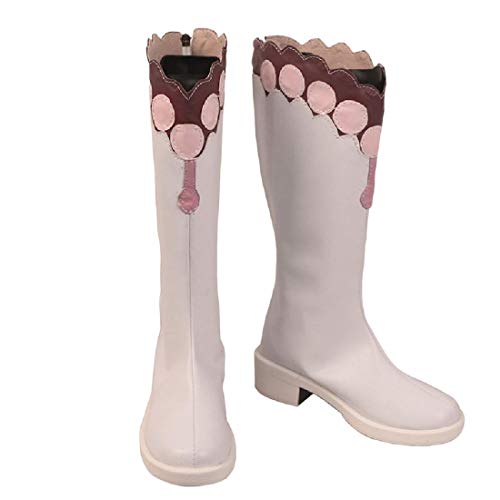 YYFZ Anime Cosplay Calza Los Zapatos De La Mascarada Partido del Carnaval Botas Blanco De Las Señoras Botas Versión Personalizada,Women's size-39