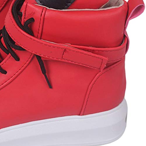 YYFZ Anime Cosplay Zapatos De La Mascarada Zapatos Rojos Zapatillas De Deporte De Los Calzados Informales Versión para Hombre Personalizados,Men's size-43