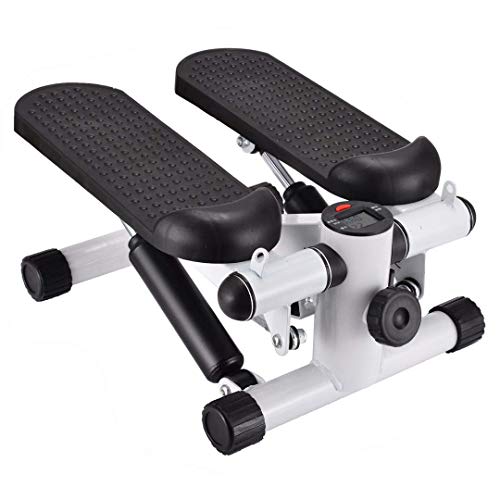 YYM Máquina de Ejercicios Twist Stepper, Stepper portátil de Escalera giratoria con Pantalla LCD y Bandas de Resistencia, Mini Stepper para Sala de Estar, Oficina, Gimnasio YYM Máquina de Ejercicios Twist Stepper, Stepper portátil de Escalera giratoria con Pantalla LCD y Bandas de Resistencia, Mini Stepper para Sala de Estar, Oficina, Gimnasio