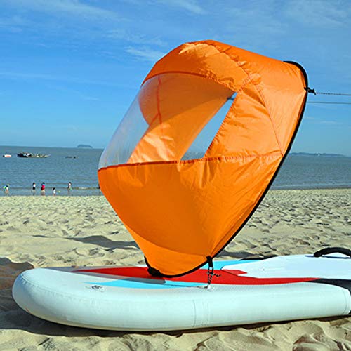 YYWJ Kayak vela plegable, accesorios de canoa, kayak, canoa, barcos inflables, tabla de remo, vela de aventura