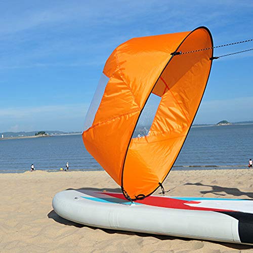 YYWJ Kayak vela plegable, accesorios de canoa, kayak, canoa, barcos inflables, tabla de remo, vela de aventura