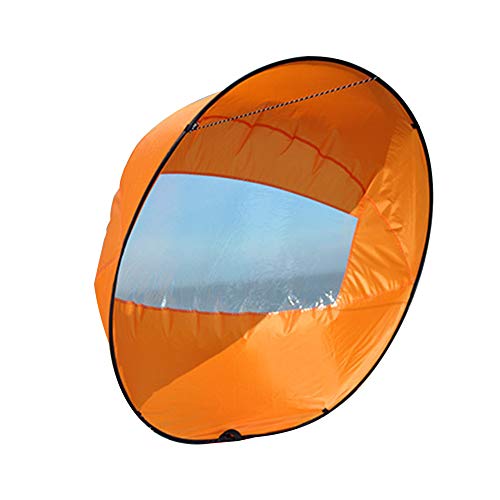 YYWJ Kayak vela plegable, accesorios de canoa, kayak, canoa, barcos inflables, tabla de remo, vela de aventura