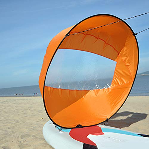 YYWJ Kayak vela plegable, accesorios de canoa, kayak, canoa, barcos inflables, tabla de remo, vela de aventura