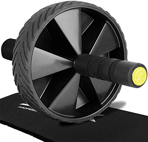 YZ-YUAN Rueda de Rodillo de Ejercicio Abdominal con Rodillera Extra Gruesa para Gimnasio en casa, Equipo de Entrenamiento físico, fortalece su núcleo de una Manera efectiva y Segura YZ-YUAN Rueda de Rodillo de Ejercicio Abdominal con Rodillera Extra Gruesa para Gimnasio en casa, Equipo de Entrenamiento físico, fortalece su núcleo de una Manera efectiva y Segura