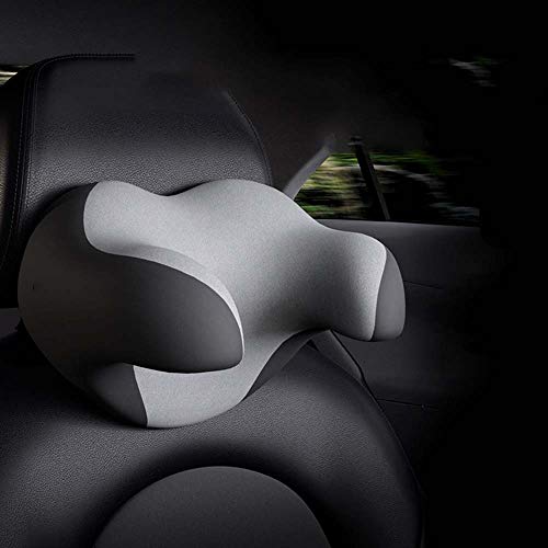 Yzbtj Almohada para El Cuello del Coche, Reposacabezas De Viaje para Dormir, Espuma Viscoelástica Y Diseño Ergonómico, Alivia El Dolor De Cuello Y La Tensión Muscular