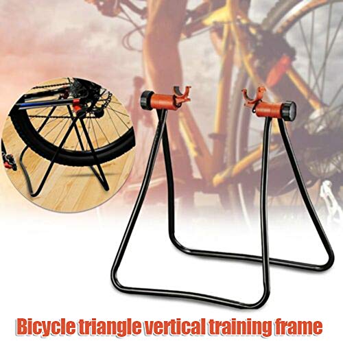 YZCH Bike Stand,Foldable Bicycle Station Bike Cycle Stand Wheel Stand Indoor Exercise Training Portable
