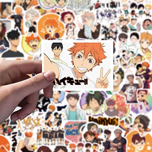 YZFCLJapan Anime Pegatinas EST��Tica Port��Til Bicicleta monopat��n Impermeable stiker 100pcs/Pack