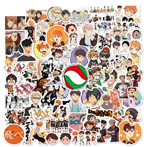 YZFCLJapan Anime Pegatinas EST��Tica Port��Til Bicicleta monopat��n Impermeable stiker 100pcs/Pack