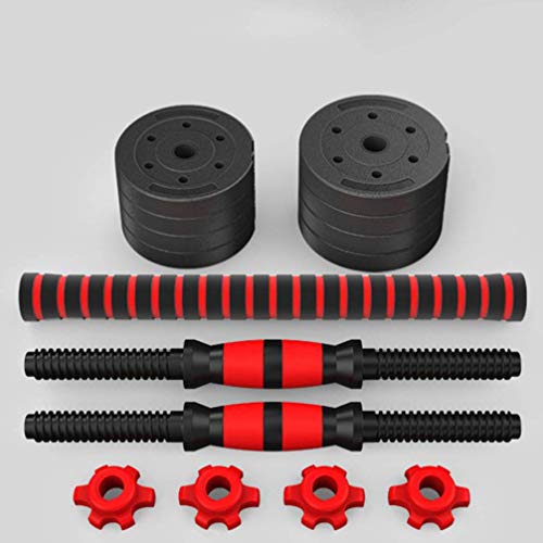YZONG Mancuernas Ajustables 20kg,Mancuernas Ajustables 2 en 1 de 20 kg, Pesas para Gimnasio en casa, con Barra de conexión,Gimnasio, Ejercicio, Fitness, Equipo de Fitness Desmontable A YZONG Mancuernas Ajustables 20kg,Mancuernas Ajustables 2 en 1 de 20 kg, Pesas para Gimnasio en casa, con Barra de conexión,Gimnasio, Ejercicio, Fitness, Equipo de Fitness Desmontable A
