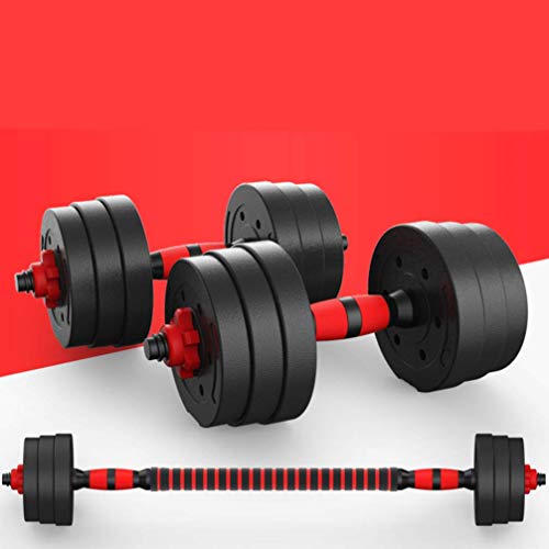 YZONG Mancuernas Ajustables 20kg,Mancuernas Ajustables 2 en 1 de 20 kg, Pesas para Gimnasio en casa, con Barra de conexión,Gimnasio, Ejercicio, Fitness, Equipo de Fitness Desmontable A YZONG Mancuernas Ajustables 20kg,Mancuernas Ajustables 2 en 1 de 20 kg, Pesas para Gimnasio en casa, con Barra de conexión,Gimnasio, Ejercicio, Fitness, Equipo de Fitness Desmontable A